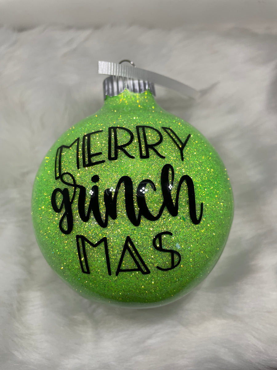 Grinch Ornaments Sublimation Design Ready to Press 16 oz Size – littlelattes