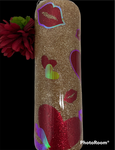 20Oz Hearts and Lips Tumbler