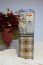 Load image into Gallery viewer, Fall plaid tumbler
