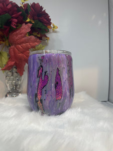 Purple Wine Tumbler