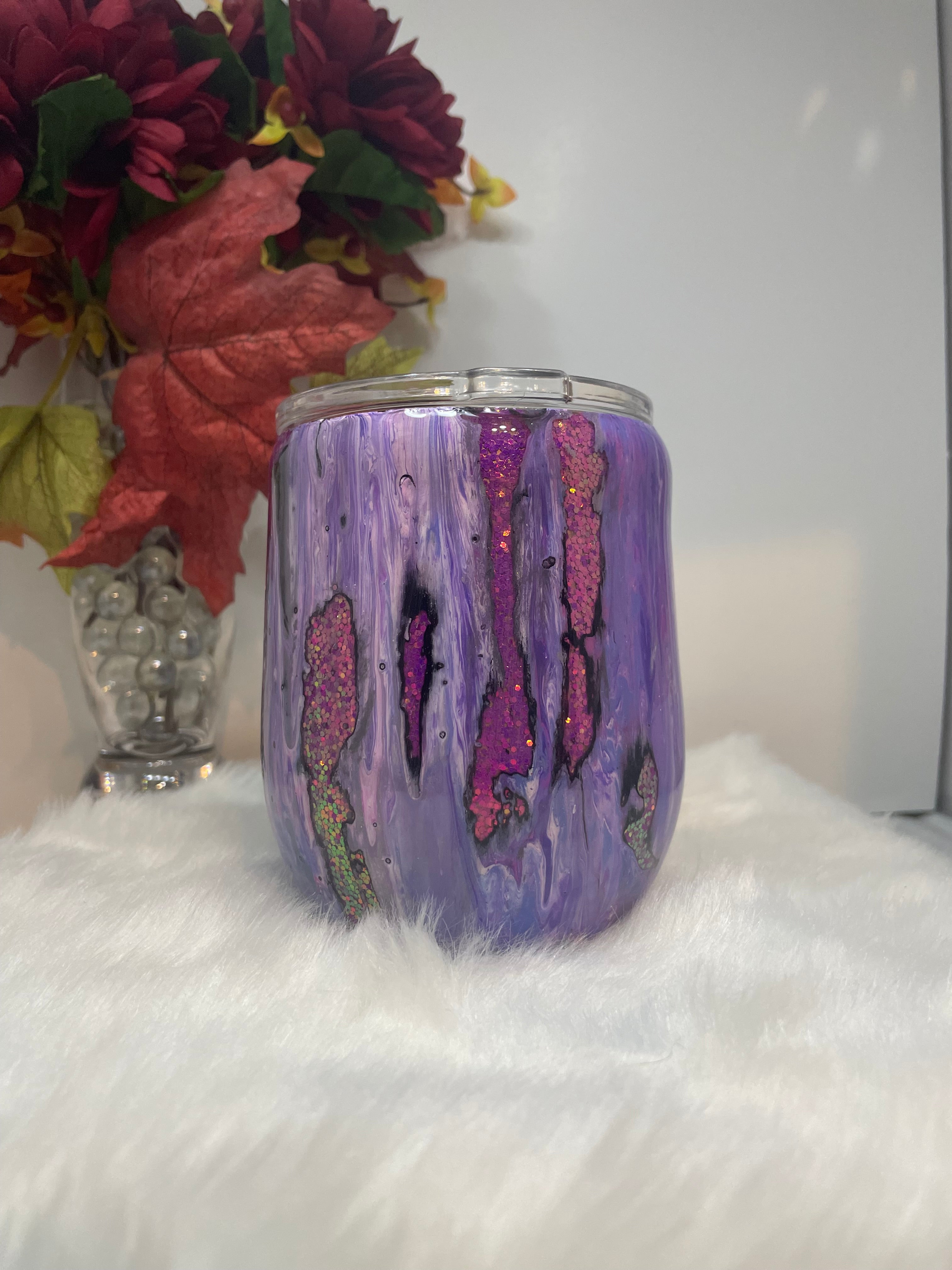 Purple Wine Tumbler