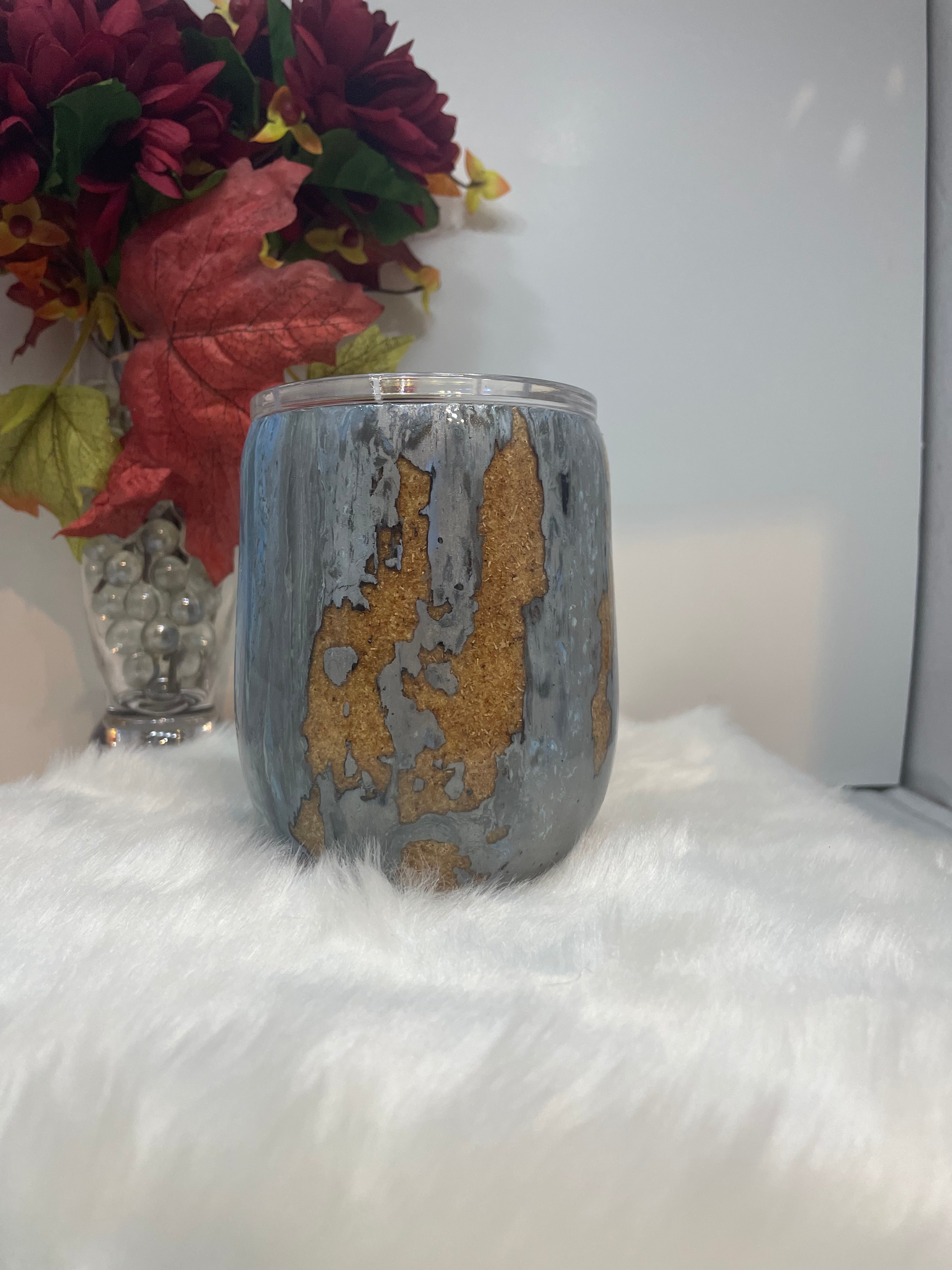 Man Glitter Tumbler